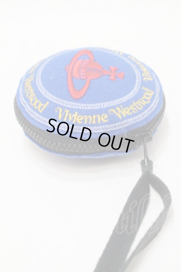 画像4: ヴィヴィアンウエストウッド 中古 / 折リタタミ指ヌキグローブ  ブルー  S-25-10-29-002-gd-AS-ZS (4)