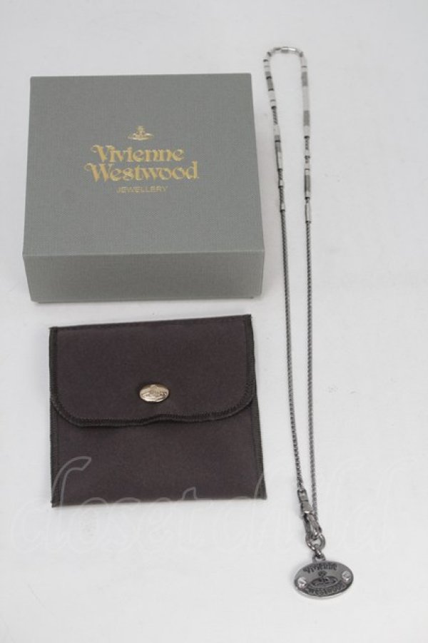 画像4: ヴィヴィアンウエストウッド 中古 / FREDERICネックレス  シルバー  S-25-10-29-016-ac-AS-ZS (4)