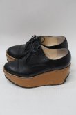画像2: ヴィヴィアンウエストウッド 中古 / ウェッジソールシューズ 39 黒  S-25-10-29-019-sh-AS-ZS (2)