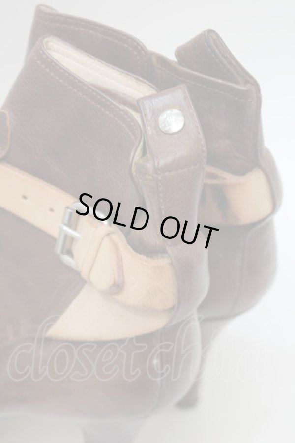 画像6: ヴィヴィアンウエストウッド 中古 / レザーブーツ 40 ブラウン  S-25-10-29-022-sh-AS-ZS (6)