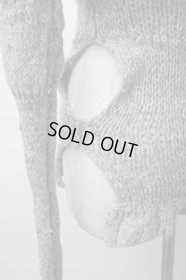 画像3: ヴィヴィアンウエストウッド 中古 / 変形ウールニットセーター S ブラウン  S-25-11-19-029-to-AS-ZS (3)