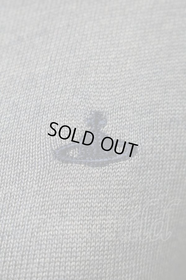 画像3: ヴィヴィアンウエストウッド 中古 / 単色オーブ刺繍カーディガン 2 カーキ  S-25-11-19-030-to-AS-ZS (3)