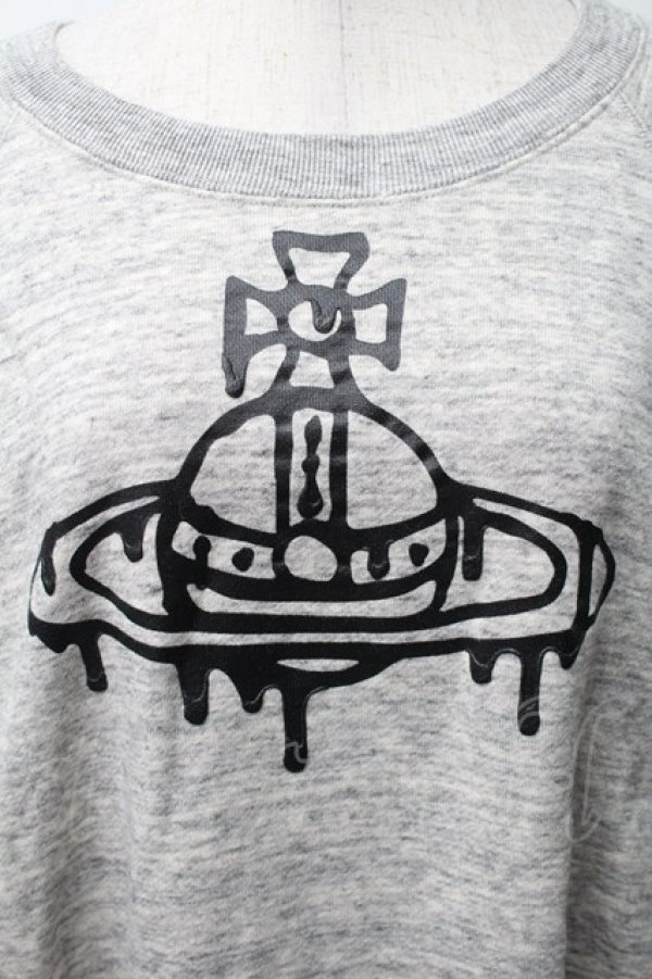 画像3: ヴィヴィアンウエストウッド 中古 / メルティオーブスウェット 00 グレー  S-25-11-19-031-to-AS-ZS (3)