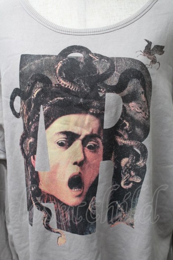 画像3: ANGLOMANIA 中古 / メデューサプリントトレーナー M グレー  S-25-11-19-033-ts-HR-ZS (3)