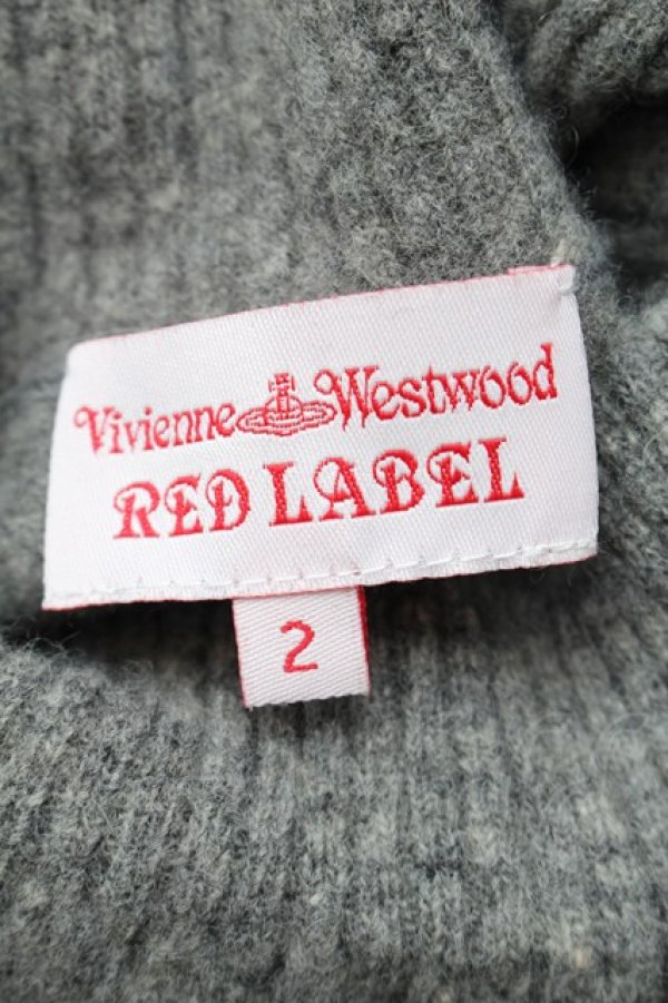 画像4: ヴィヴィアンウエストウッド 中古 / ハイネックニットチュニック 2 グレー  S-25-11-19-034-op-AS-ZS (4)