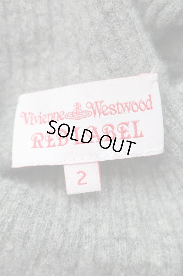 画像4: ヴィヴィアンウエストウッド 中古 / ハイネックニットチュニック 2 グレー  S-25-11-19-034-op-AS-ZH (4)