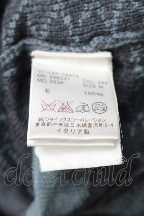 画像5: ヴィヴィアンウエストウッド 中古 / グラフティオーブ刺繍総柄カーディガン S/M ブルーグレー  S-25-11-19-035-to-AS-ZS (5)