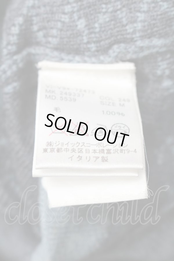 画像5: ヴィヴィアンウエストウッド 中古 / グラフティオーブ刺繍総柄カーディガン S/M ブルーグレー  S-25-11-19-035-to-AS-ZS (5)