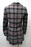 画像2: ヴィヴィアンウエストウッド 中古 / チェックコート 2 紺ｘ黒ｘ赤  S-25-11-19-037-co-AS-ZS (2)