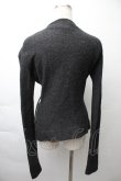 画像2: ヴィヴィアンウエストウッド 中古 / /オーブボタン開襟ウールジャケット S グレー  S-25-11-19-041-jc-AS-ZS (2)