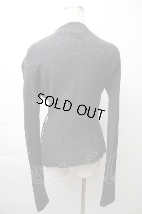 画像2: ヴィヴィアンウエストウッド 中古 / /オーブボタン開襟ウールジャケット S グレー  S-25-11-19-041-jc-AS-ZS (2)