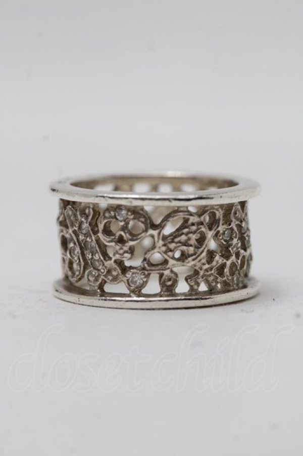 画像2: ヴィヴィアンウエストウッド 中古 / メメントモリリング M シルバー  S-25-11-19-006-rg-AS-ZS (2)