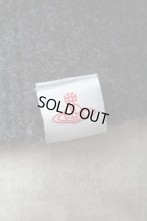 画像4: ヴィヴィアンウエストウッド 中古 / リブ切替ニット O/S グレー  S-25-11-19-042-to-AS-ZS (4)