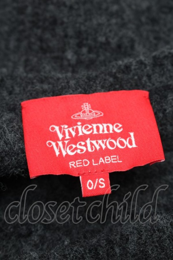 画像5: ヴィヴィアンウエストウッド 中古 / リブ切替ニット O/S グレー  S-25-11-19-042-to-AS-ZS (5)