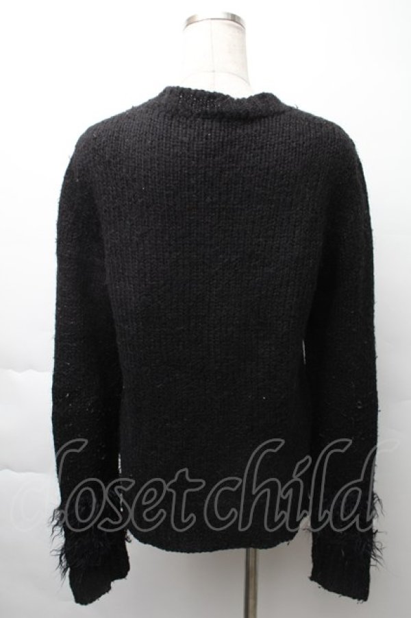 画像2: ヴィヴィアンウエストウッド MAN 中古 / モヘアニット XS 黒  S-25-11-19-043-to-AS-ZS (2)