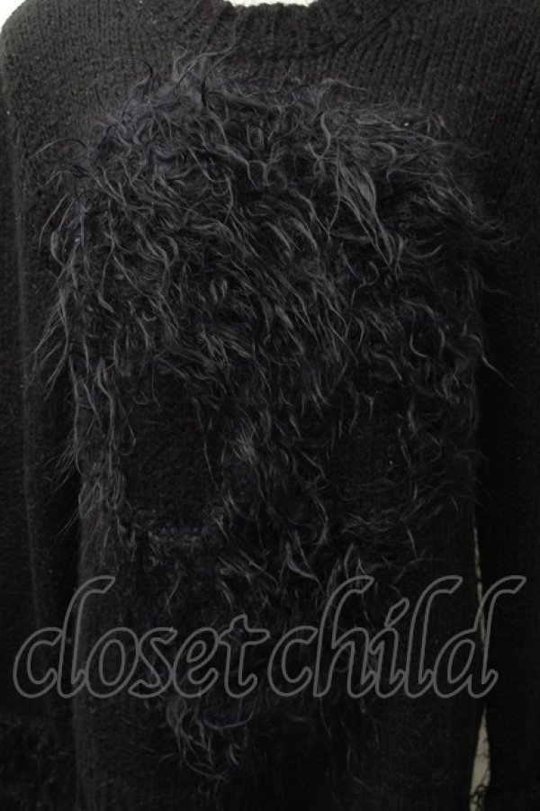 画像3: ヴィヴィアンウエストウッド MAN 中古 / モヘアニット XS 黒  S-25-11-19-043-to-AS-ZS (3)