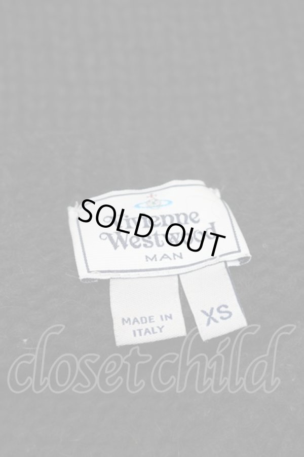 画像5: ヴィヴィアンウエストウッド MAN 中古 / モヘアニット XS 黒  S-25-11-19-043-to-AS-ZS (5)