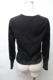 画像2: ヴィヴィアンウエストウッド 中古 / 単色オーブ刺繍カーディガン 2 黒  S-25-11-19-044-to-AS-ZS (2)
