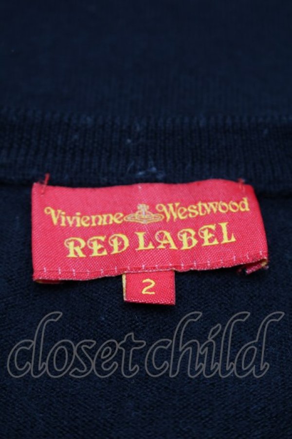 画像4: ヴィヴィアンウエストウッド 中古 / 単色オーブ刺繍カーディガン 2 黒  S-25-11-19-044-to-AS-ZS (4)