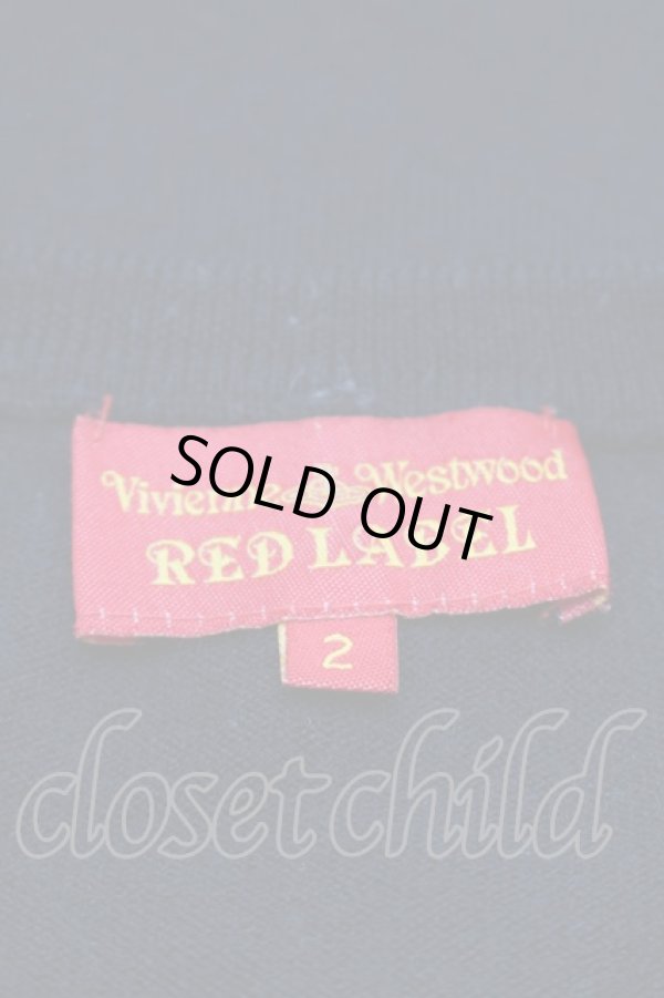 画像4: ヴィヴィアンウエストウッド 中古 / 単色オーブ刺繍カーディガン 2 黒  S-25-11-19-044-to-AS-ZS (4)