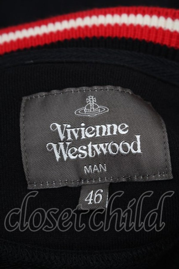 画像6: ヴィヴィアンウエストウッド MAN 中古 / SCULPTURE BOYスウェット 46 黒  S-25-11-19-045-ts-HR-ZS (6)