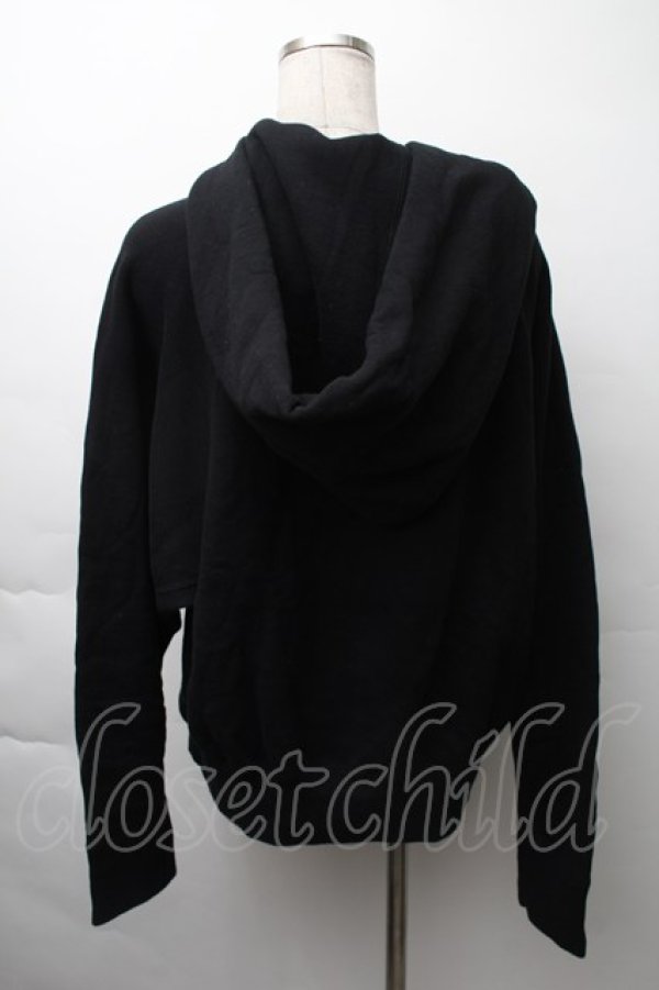 画像2: ヴィヴィアンウエストウッド 中古 / OWLプリントパーカー 00 黒  S-25-11-19-046-to-HR-ZS (2)