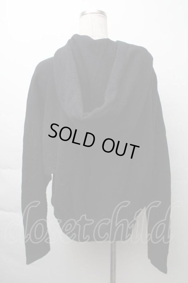 画像2: ヴィヴィアンウエストウッド 中古 / OWLプリントパーカー 00 黒  S-25-11-19-046-to-HR-ZS (2)