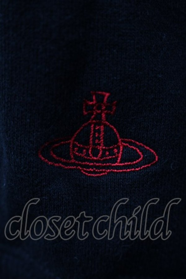 画像4: ヴィヴィアンウエストウッド 中古 / OWLプリントパーカー 00 黒  S-25-11-19-046-to-HR-ZS (4)