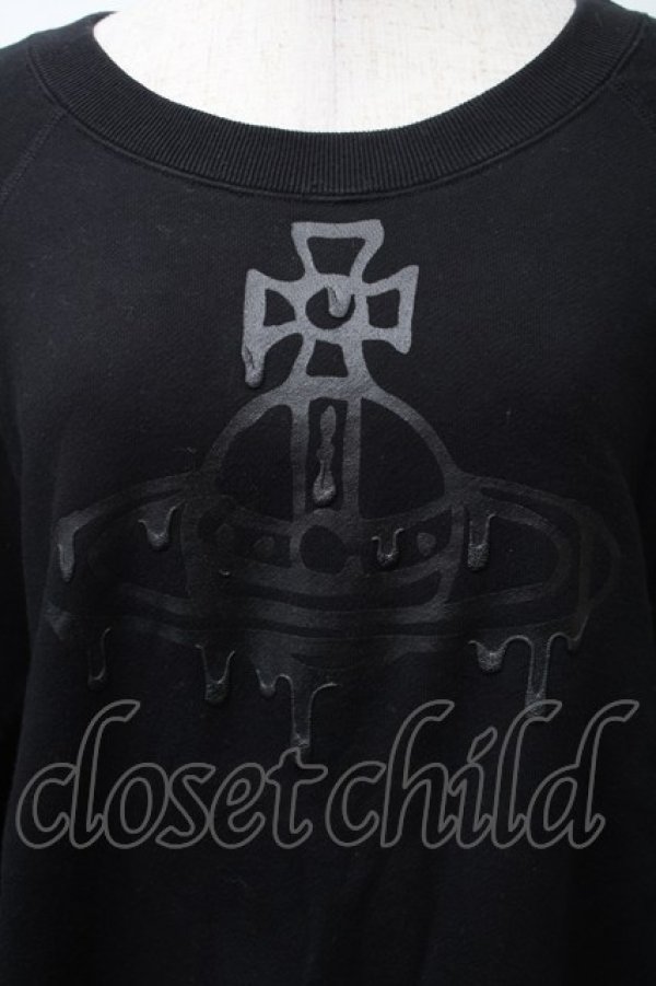 画像3: ヴィヴィアンウエストウッド 中古 / メルティオーブスウェット 00 黒  S-25-11-19-047-to-AS-ZS (3)