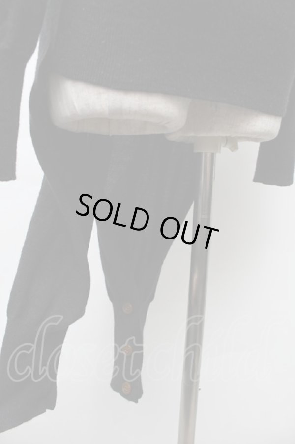 画像4: ヴィヴィアンウエストウッド MAN 中古 / オーブ刺繍変形カーディガン S グレー  S-25-11-19-048-to-AS-ZH (4)