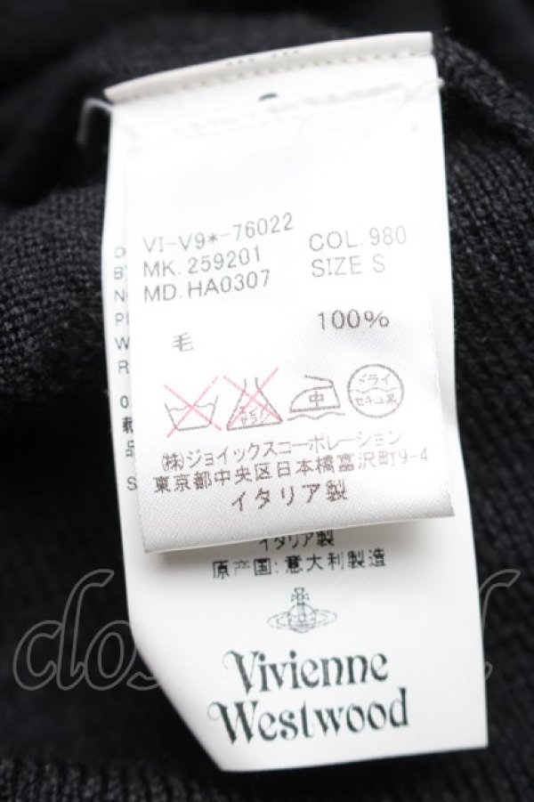 画像6: ヴィヴィアンウエストウッド MAN 中古 / オーブ刺繍変形カーディガン S グレー  S-25-11-19-048-to-AS-ZS (6)