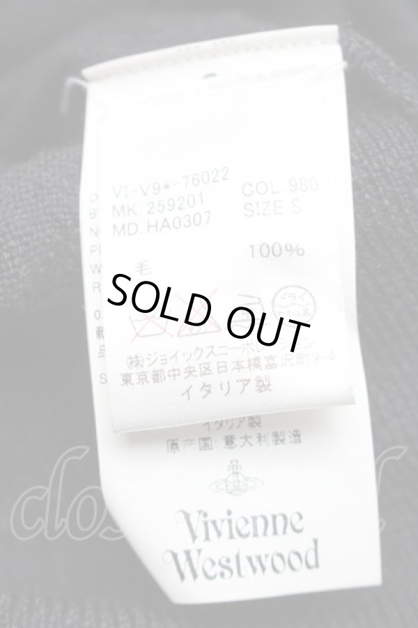 画像6: ヴィヴィアンウエストウッド MAN 中古 / オーブ刺繍変形カーディガン S グレー  S-25-11-19-048-to-AS-ZH (6)