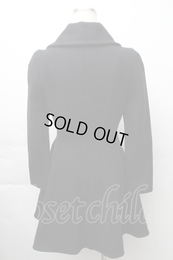 画像2: ヴィヴィアンウエストウッド 中古 / 開襟コート 1 黒  S-25-11-19-050-co-AS-ZS (2)