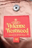 画像4: ヴィヴィアンウエストウッド 中古 / ベロアジャケット 14 黒  S-25-11-19-052-jc-AS-ZS (4)