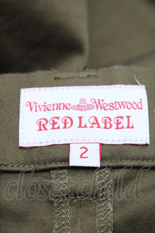 画像4: ヴィヴィアンウエストウッド 中古 / オーブ刺繍ショートパンツ 2 カーキ  S-25-11-19-059-pa-AS-ZS (4)
