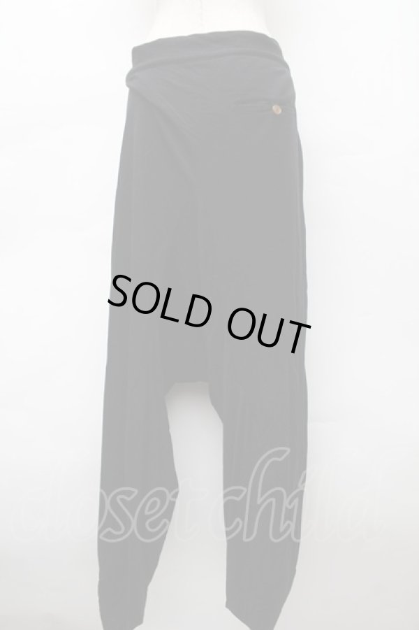 画像2: ヴィヴィアンウエストウッド MAN 中古 / /コットン変形スウェットパンツ 44 黒  S-25-11-19-062-pa-AS-ZS (2)