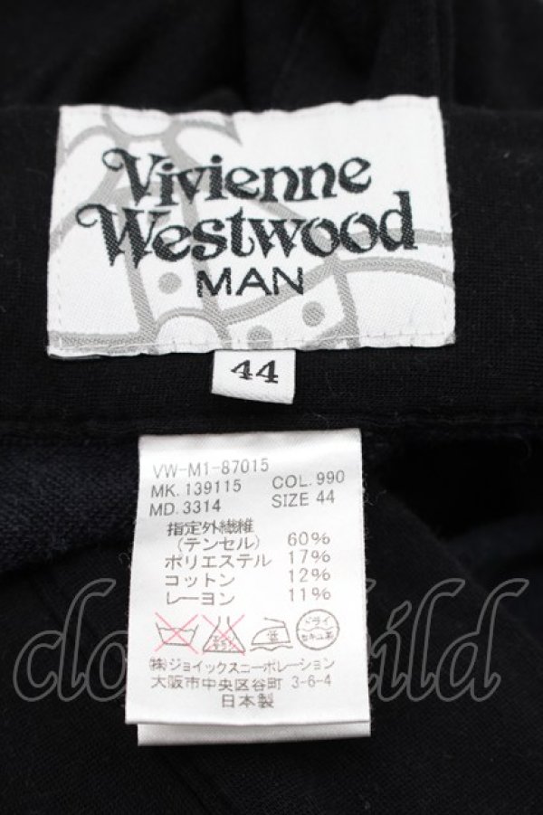 画像3: ヴィヴィアンウエストウッド MAN 中古 / /コットン変形スウェットパンツ 44 黒  S-25-11-19-062-pa-AS-ZS (3)