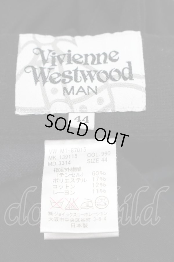 画像3: ヴィヴィアンウエストウッド MAN 中古 / /コットン変形スウェットパンツ 44 黒  S-25-11-19-062-pa-AS-ZS (3)