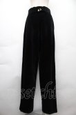 画像2: ヴィヴィアンウエストウッド 中古 / ベロアパンツ 28 黒  S-25-11-19-063-pa-AS-ZS (2)