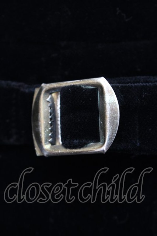 画像3: ヴィヴィアンウエストウッド 中古 / ベロアパンツ 28 黒  S-25-11-19-063-pa-AS-ZS (3)