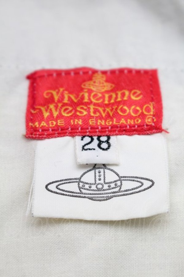 画像5: ヴィヴィアンウエストウッド 中古 / ベロアパンツ 28 黒  S-25-11-19-063-pa-AS-ZS (5)