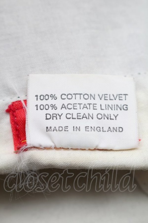 画像6: ヴィヴィアンウエストウッド 中古 / ベロアパンツ 28 黒  S-25-11-19-063-pa-AS-ZS (6)