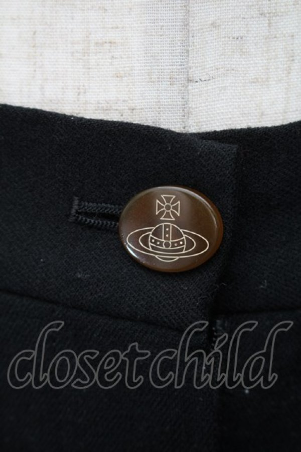 画像3: ヴィヴィアンウエストウッド 中古 / デザインショートパンツ 1 黒  S-25-11-19-064-pa-AS-ZS (3)