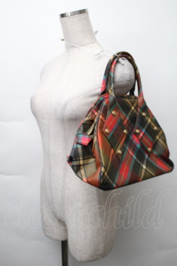 画像4: ヴィヴィアンウエストウッド 中古 / ダービーヤスミンバッグ  マルチ  S-25-11-19-016-ba-AS-ZS (4)