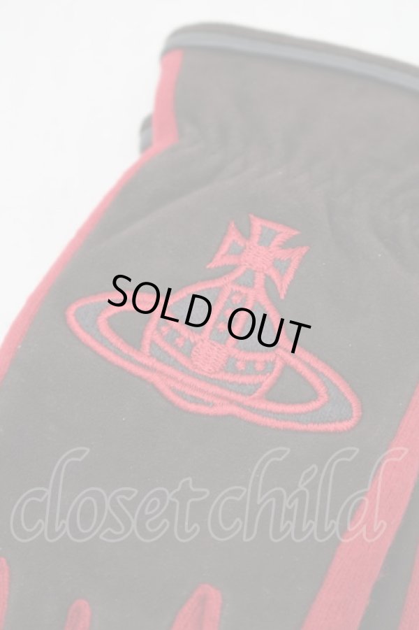 画像3: ヴィヴィアンウエストウッド 中古 / コンビネーション手袋  赤  S-25-11-19-002-rg-HR-ZS (3)