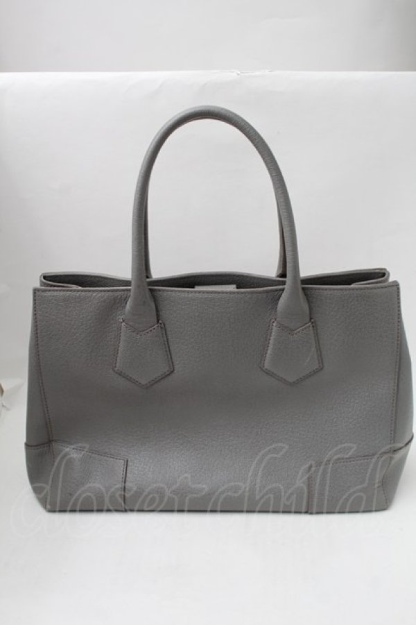 画像2: ヴィヴィアンウエストウッド 中古 / EXECUTIVEスクエアトートバッグ  グレー  S-25-11-19-018-ba-AS-ZS (2)