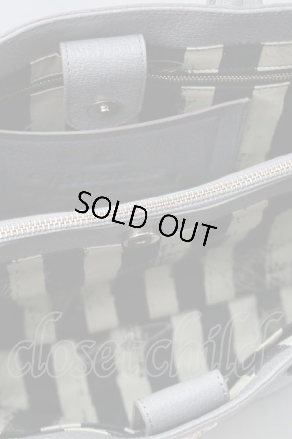 画像4: ヴィヴィアンウエストウッド 中古 / EXECUTIVEスクエアトートバッグ  グレー  S-25-11-19-018-ba-AS-ZH (4)