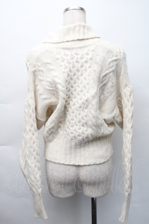 画像2: ヴィヴィアンウエストウッド 中古 / /ステッチオーブオーバーサイズニットカーディガン 00 オフ  S-25-11-19-020-to-AS-ZS (2)