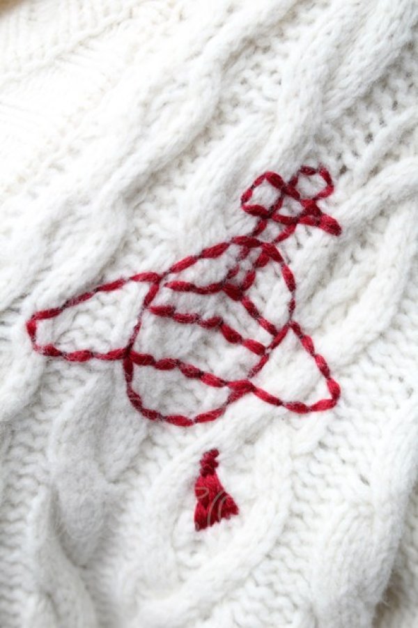 画像3: ヴィヴィアンウエストウッド 中古 / /ステッチオーブオーバーサイズニットカーディガン 00 オフ  S-25-11-19-020-to-AS-ZS (3)