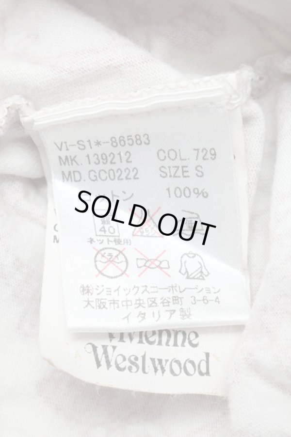 画像6: ヴィヴィアンウエストウッド MAN 中古 / 総柄カットソー S オフ  S-25-11-30-022-to-AS-ZS (6)